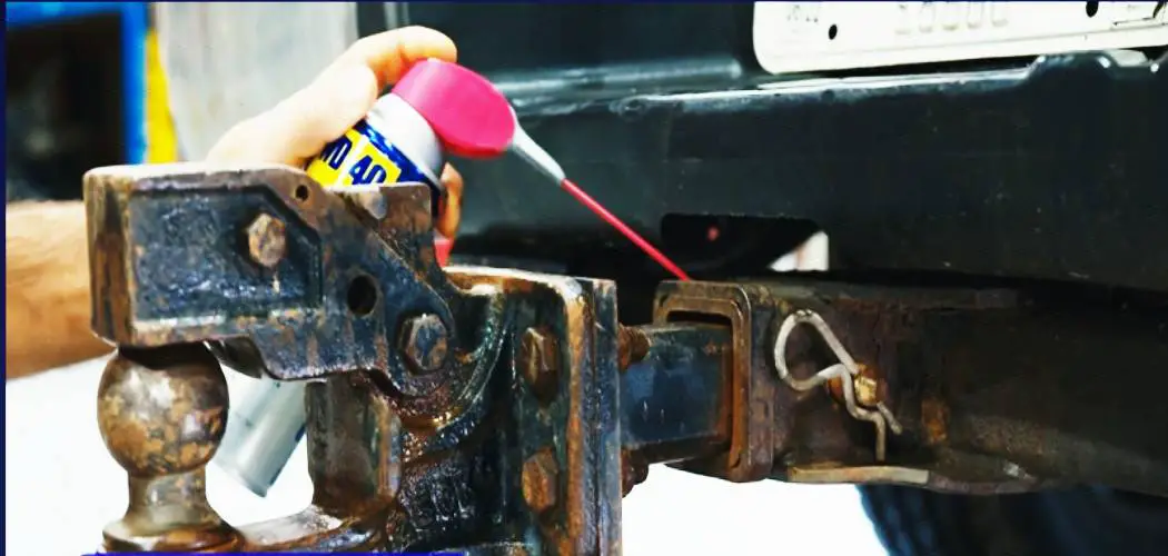 How to remove a rusted trailer hitch pin