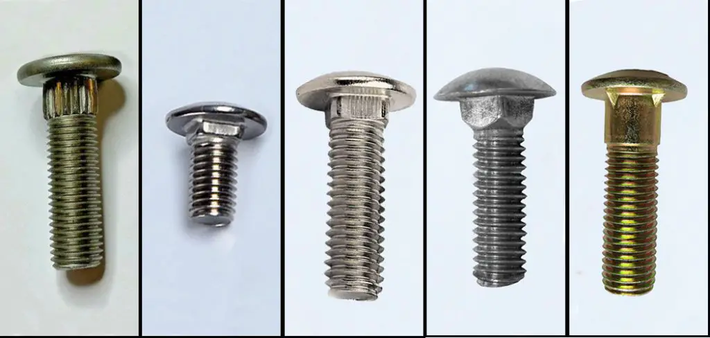 Types Of Carriage Bolts