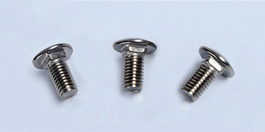 3 Short Neck Carriage Bolts