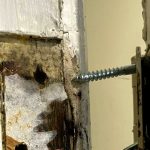 Broken Door Jamb Screw Holes