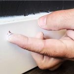 hide Nails in Trim with putty